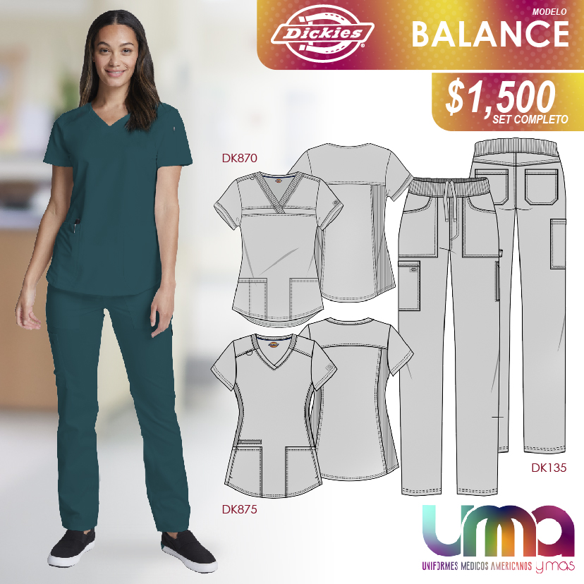 Uniformes medicos Dickies